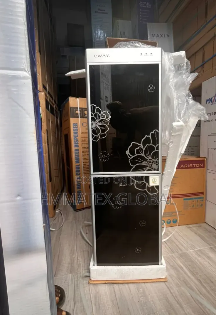 Cway Dispenser Water With Fridge Under