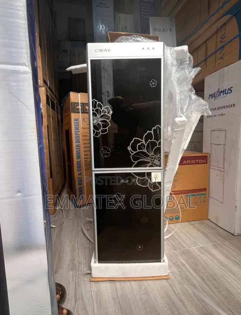 Cway Dispenser Water With Fridge Under