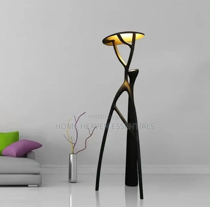 Modern Abstract Three-Dimensional Art Floor Lamp for Living Room