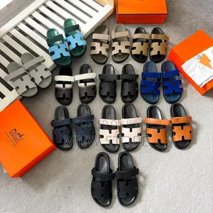 Hermes Chypre Leather Sandals