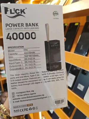 Flick FP4 40000mAh Large Capacity Power Bank