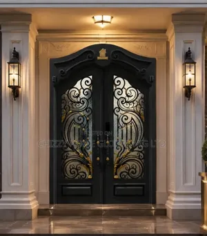 Royal 7x5ft Armored Security Door – 100mm Thick With Glass