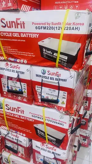 220Ah Sunfit Deep Cycle Gel Battery