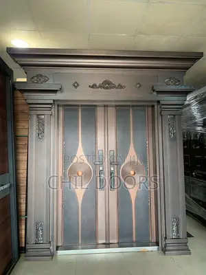 Copper Armored Security Door