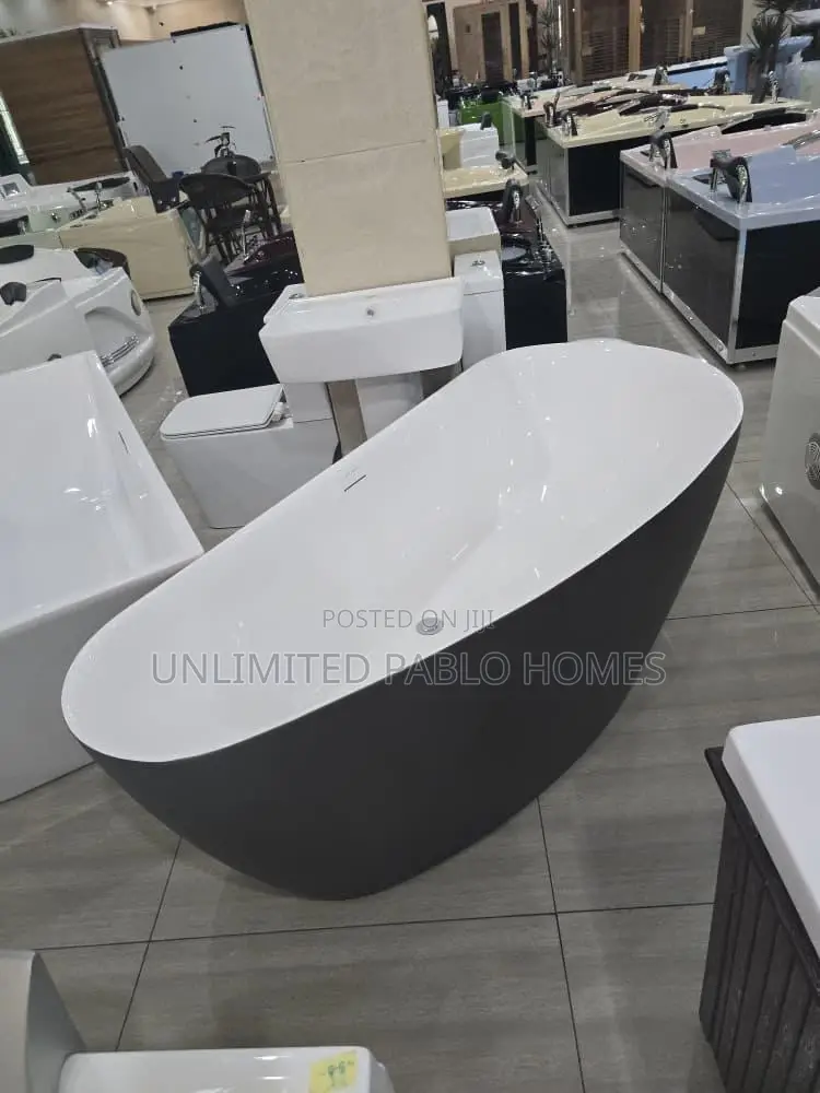 Modern Free Standing Oval Bathtub