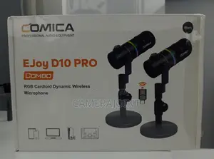 COMICA EJoy D10 PRO RGB Cardioid Dynamic Wireless Microphone (Double)