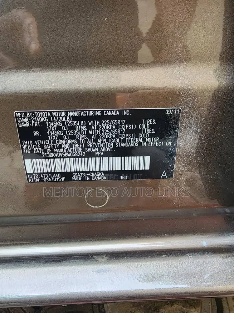 Toyota RAV4 2012 Brown