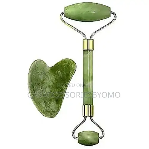 Jade and Gua Sha Roller Set
