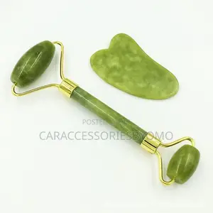 Jade and Gua Sha Roller Set