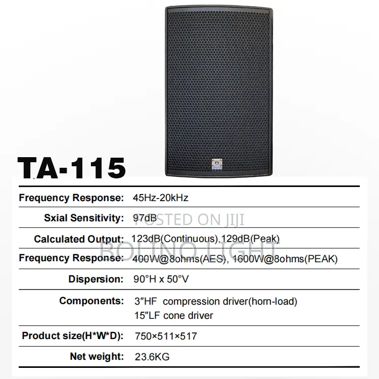 Single 15 Inch Speaker