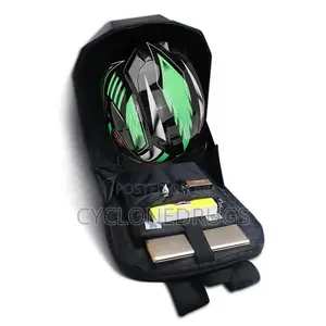 Loy Bags Black LED Backpack 19", Animated Digital Backpack