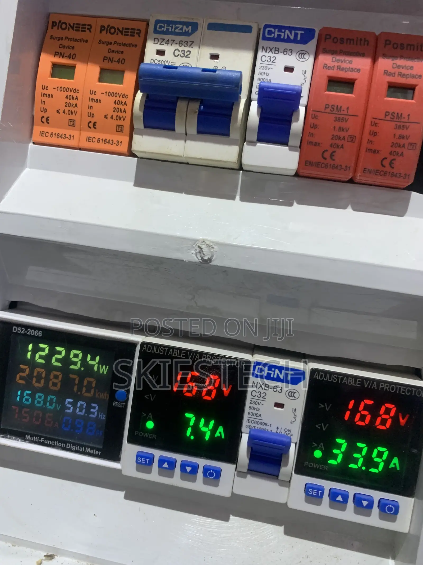 Automatic Voltage Protector Energy Metering & Dc AC Breakers