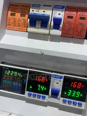 Automatic Voltage Protector Energy Metering & Dc AC Breakers