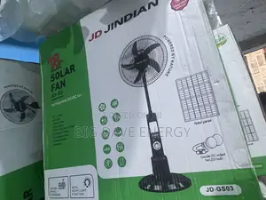 18inches Rechargeable Solar Fan With Panel