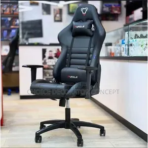 Furgle Black Gaming Chair + Electric Standing Desk Combo