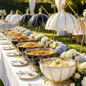 Luxury 8liters Elegant Hotel Buffet Food Insulator Set