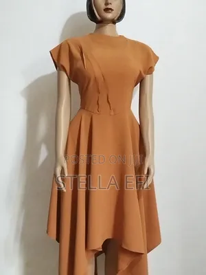 Asymmetry Midi Dress