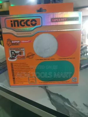 INGCO APG18012 12PCS 180mm Polishing & Grinding Set