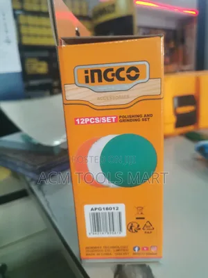 INGCO APG18012 12PCS 180mm Polishing & Grinding Set