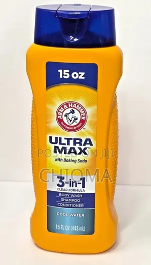 Arm and Hammer 3 in 1 Bodywash , Shampoo C,onditioner Cool Water Scent