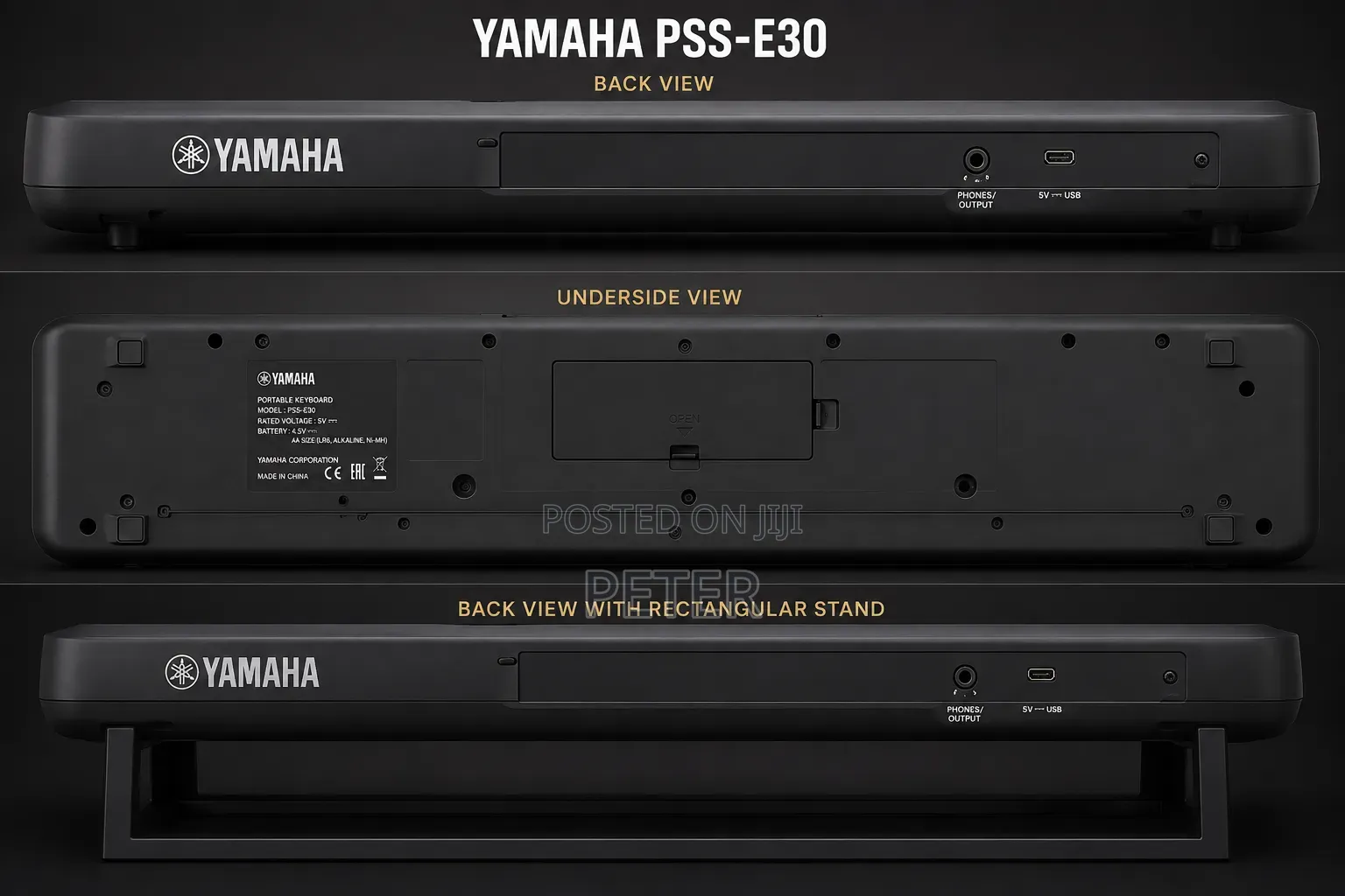 Yamaha PSS-E30 Keyboard With Combo