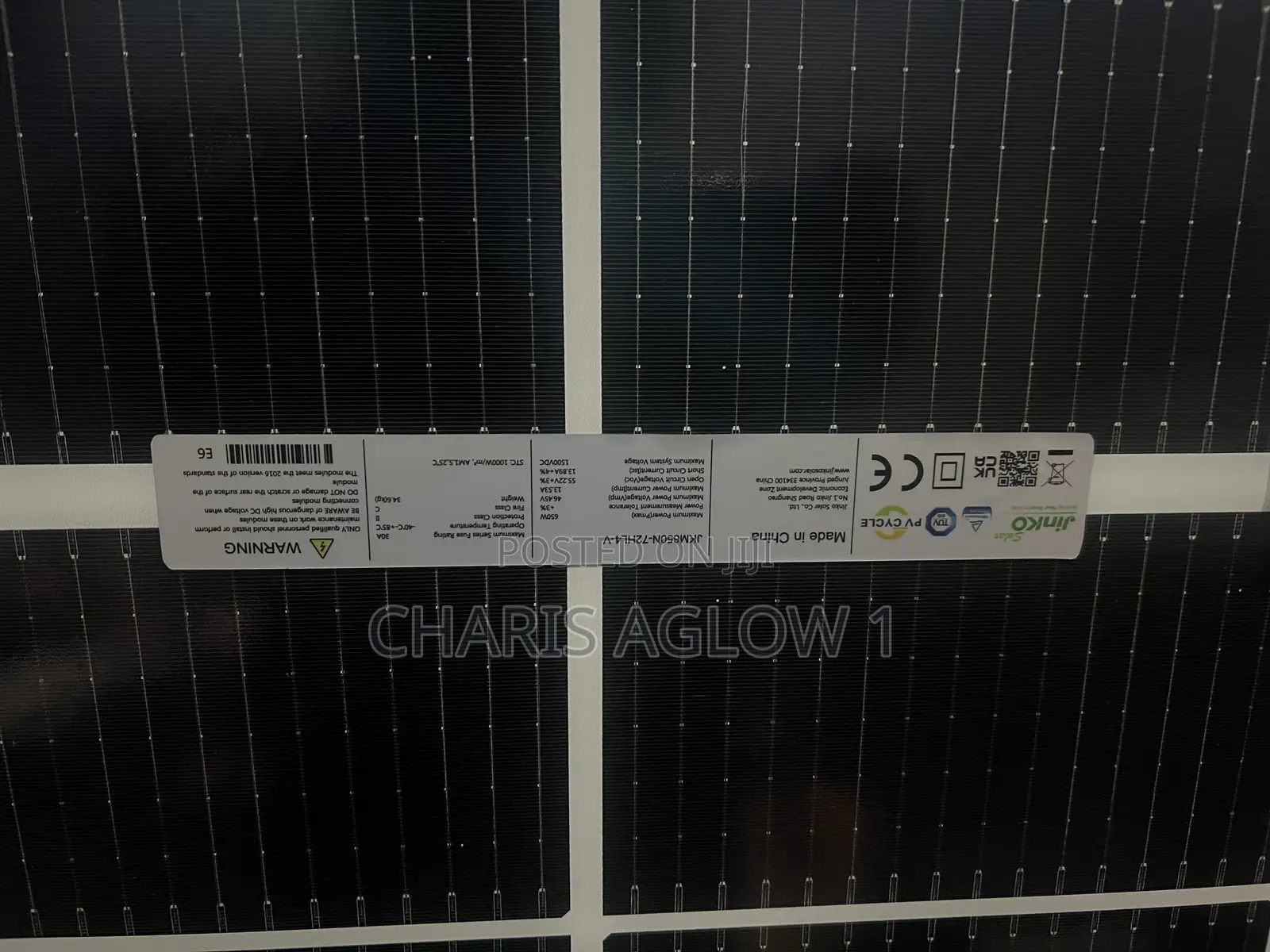 650Watt Jinko Solar Panel