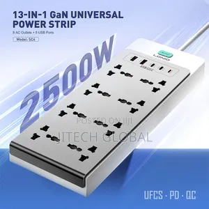 65W Nitride Gallium Nitride Desktop Power Strip SC4