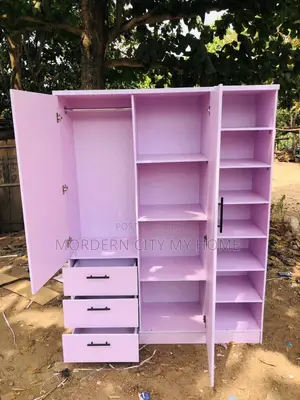 Two Doors Wardrobe With Shoes Racks and Drawers