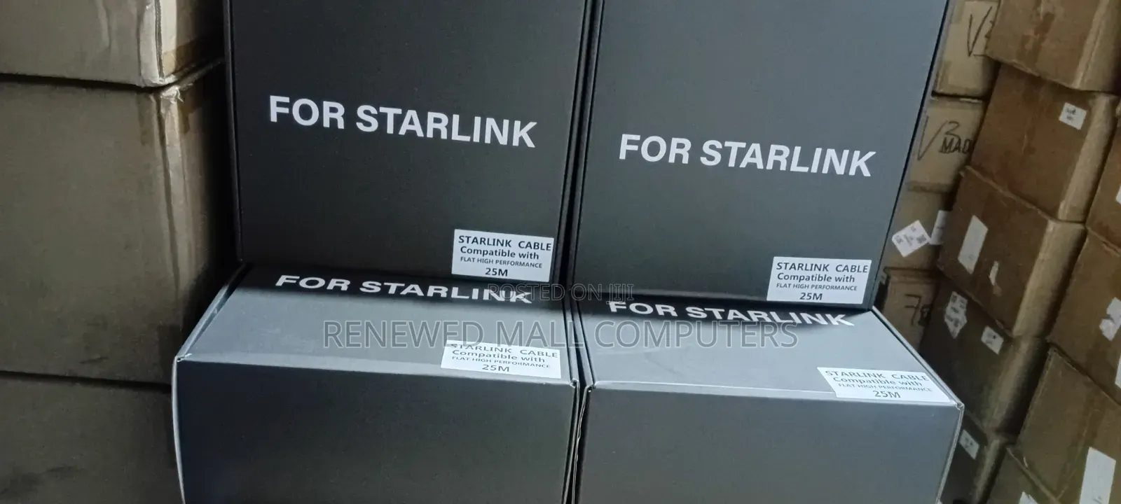 Starlink Flat High Performance Cable 25 Meters