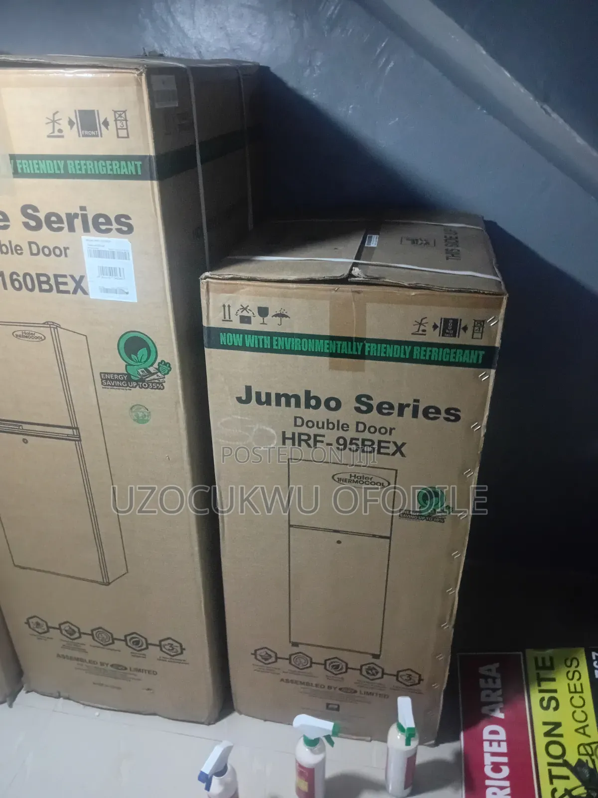 Brand New Fridge With a Top Freezer Space