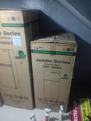 Brand New Fridge With a Top Freezer Space