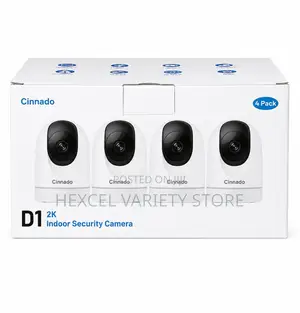 Cinnado D1 2K 360° WiFi Indoor Security (CCTV) Camera – Pack of 4