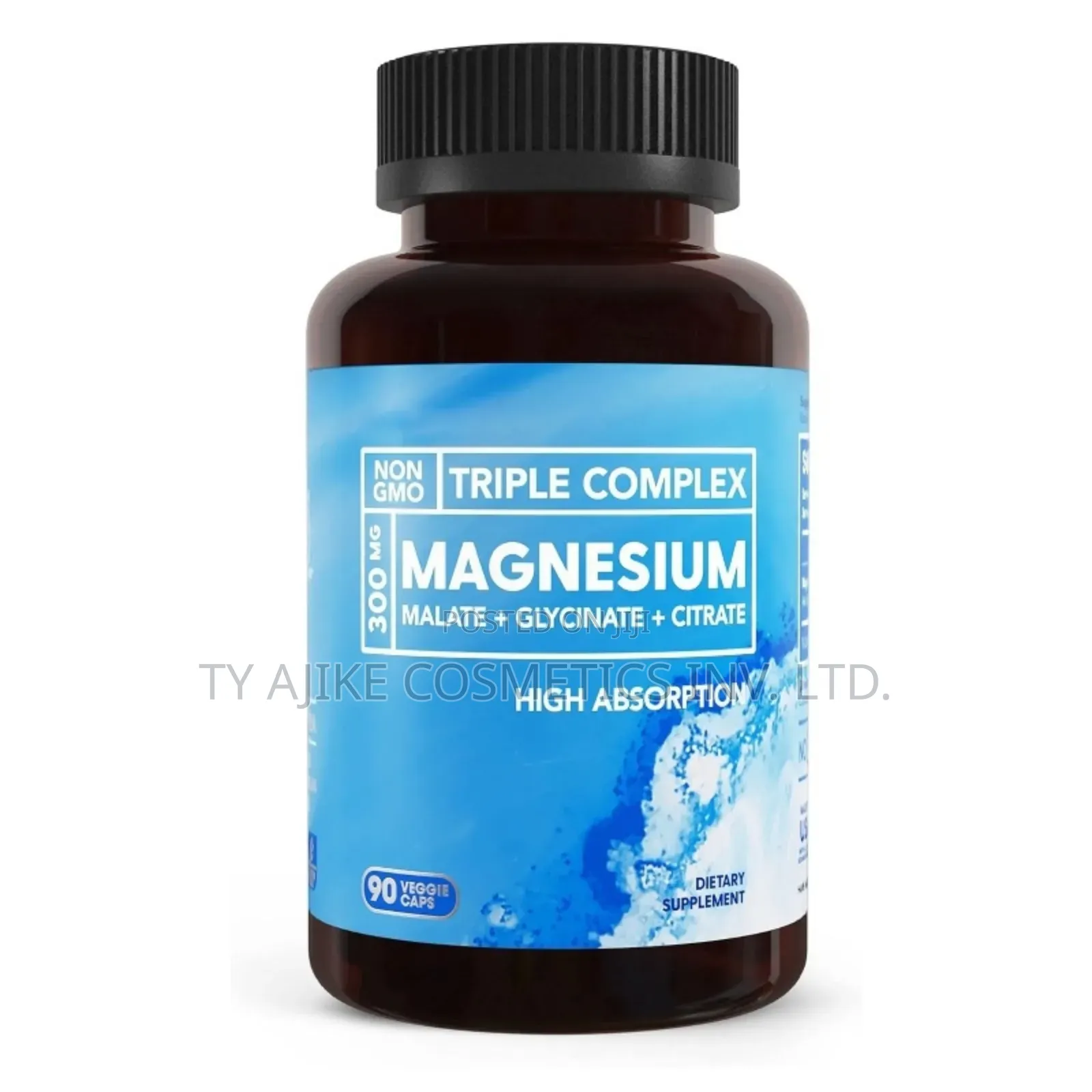 High Absorption Magnesium Glycinate Supplement, 90 Capsules