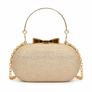 Ladies Clutch Purse, Gold Colour