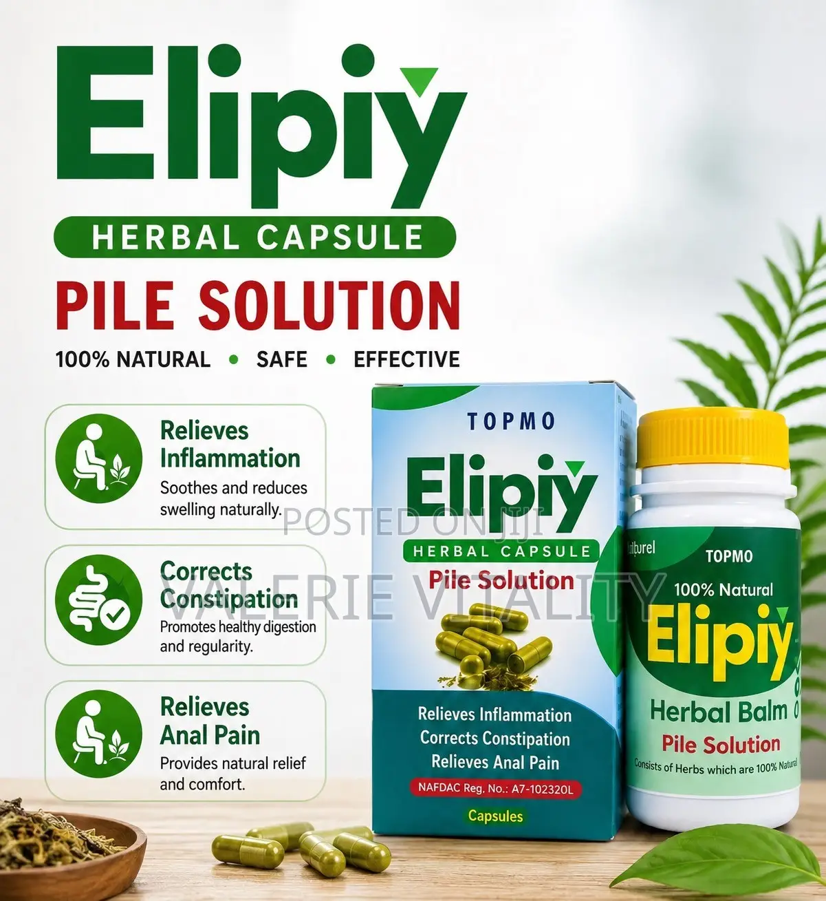 Elipy Herbal Capsule- Pile Solution