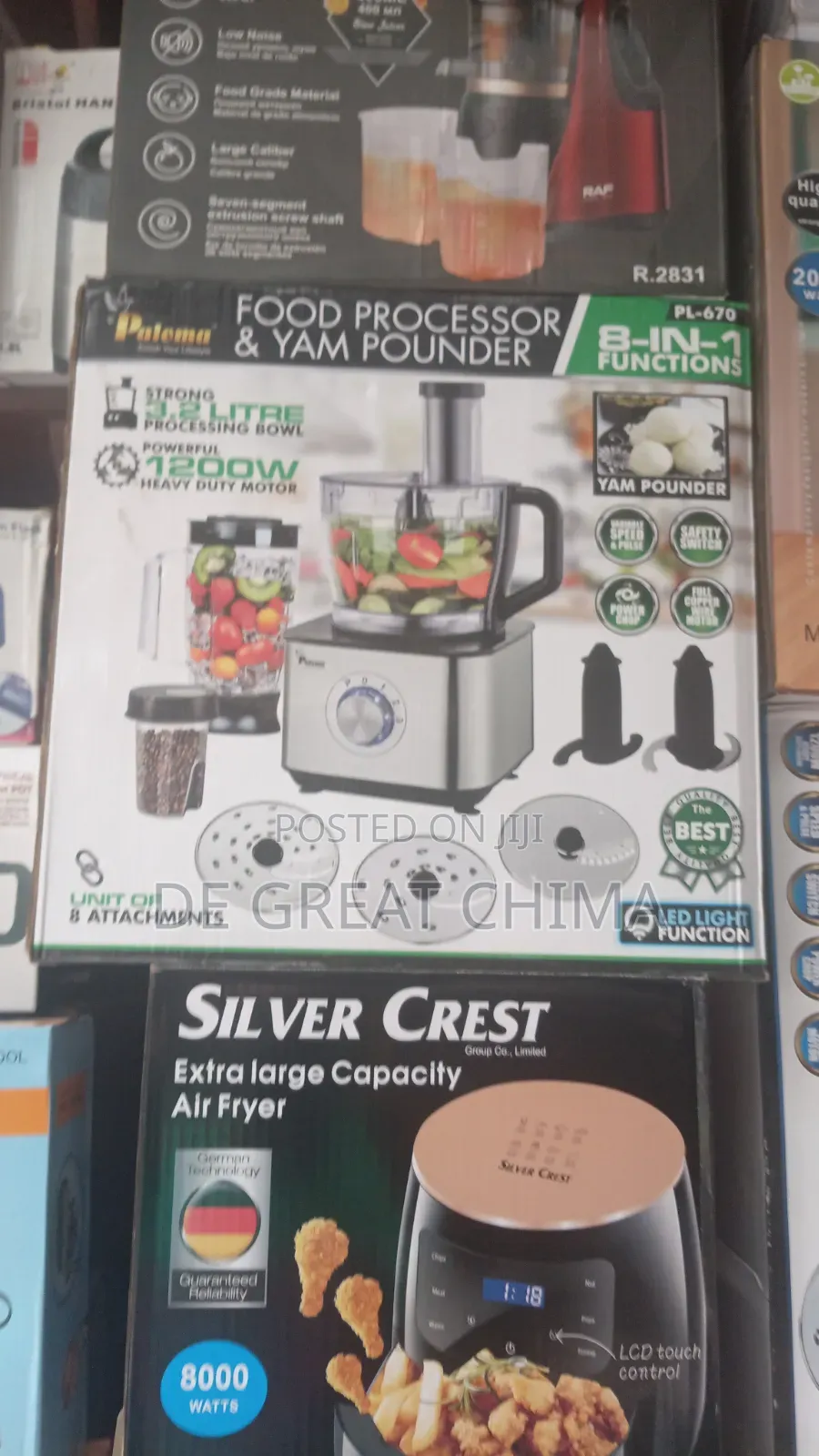 Food Processor & Yam Pound Available