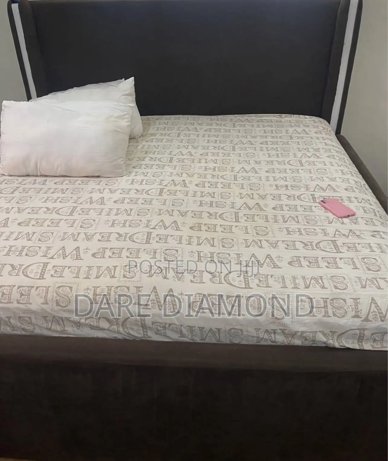 6by6 Bedframe and Imported Spring Bed Mattress