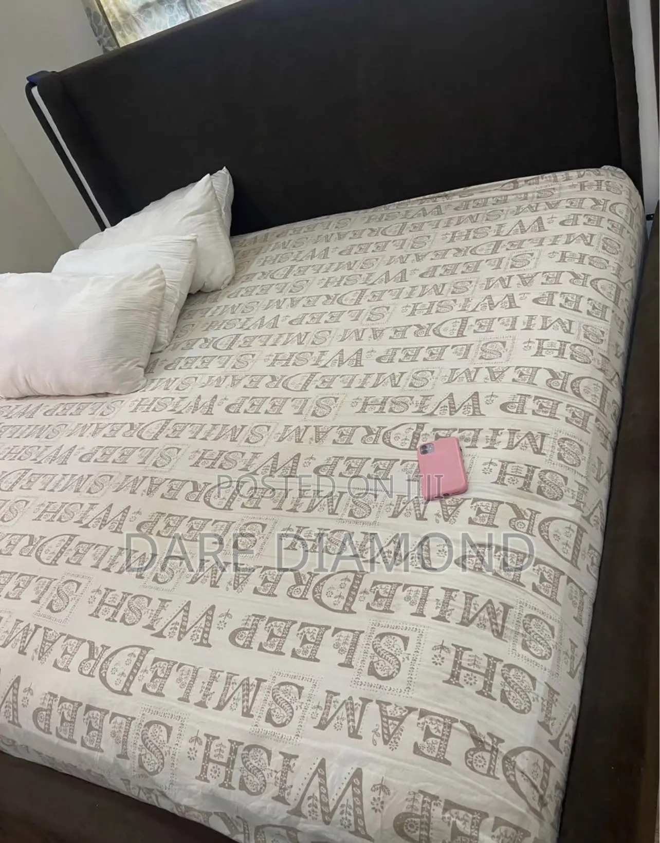6by6 Bedframe and Imported Spring Bed Mattress