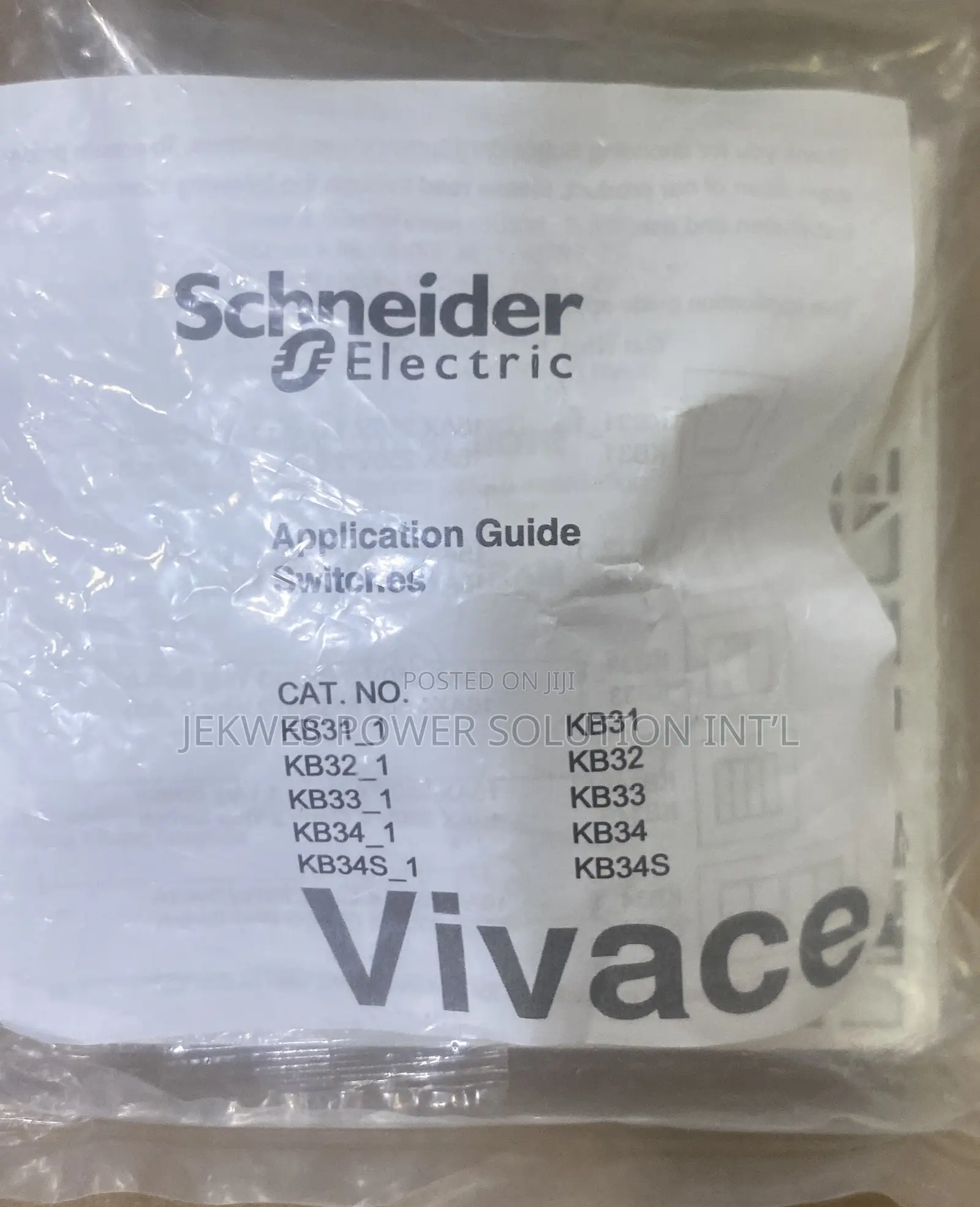 Original 1 Gang 2 Way Switch Schnider