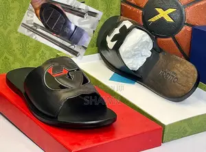 Original Gucci Leather Slippers