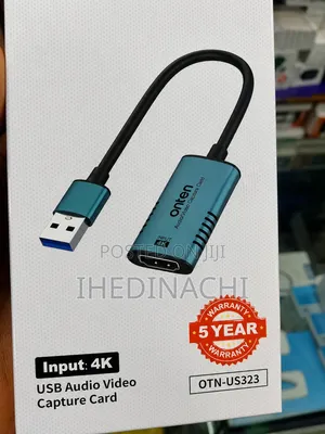 4K USB Video Capture Card – HDMI to USB Audio Video Capture Adapter
