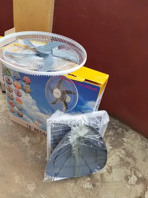 Qasa 18" Rechargeable Standing Fan With 1 Year Warranty+ Panel