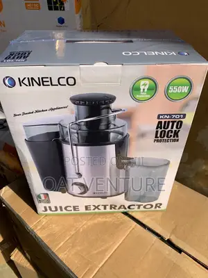 Brand New Kinelco 550W Stainless Steel Electric Juice Extractor KN-701