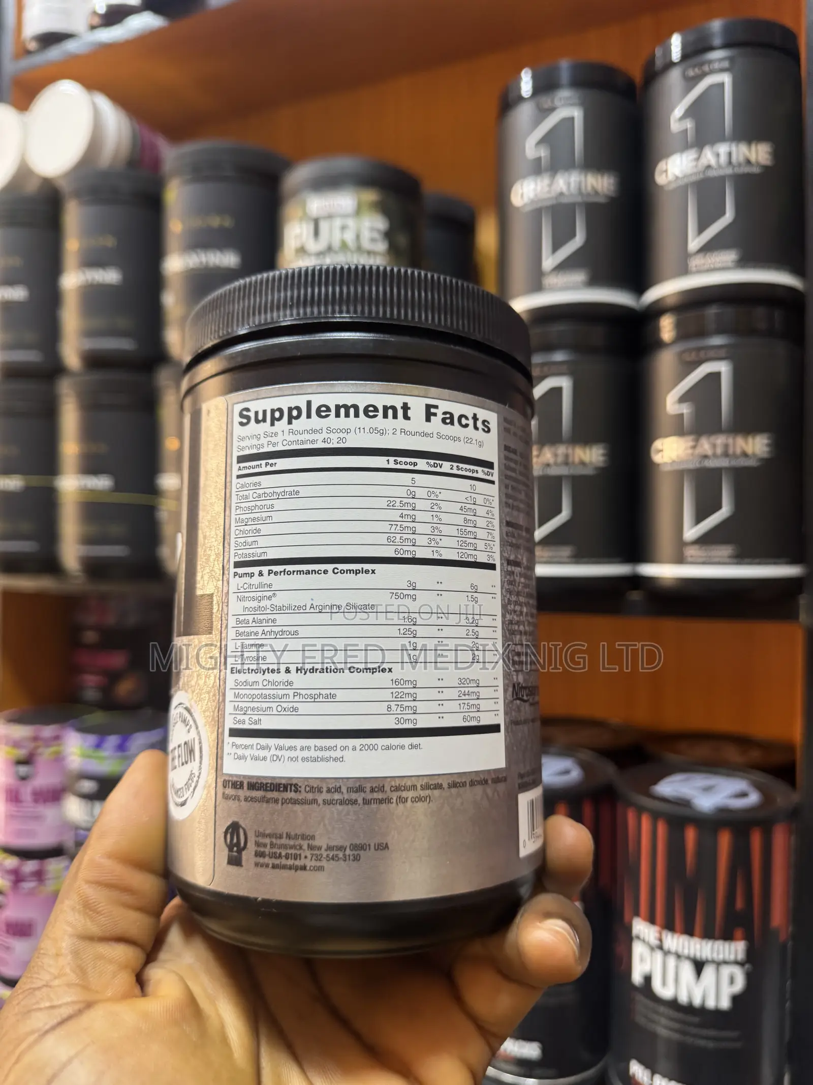 Non-Stim Pump Pre-Workout