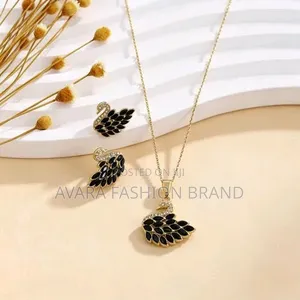 Pendant Necklace With Matching Stud Earrings