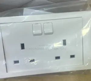 Original 2 Gang Switched Socket White Schnider