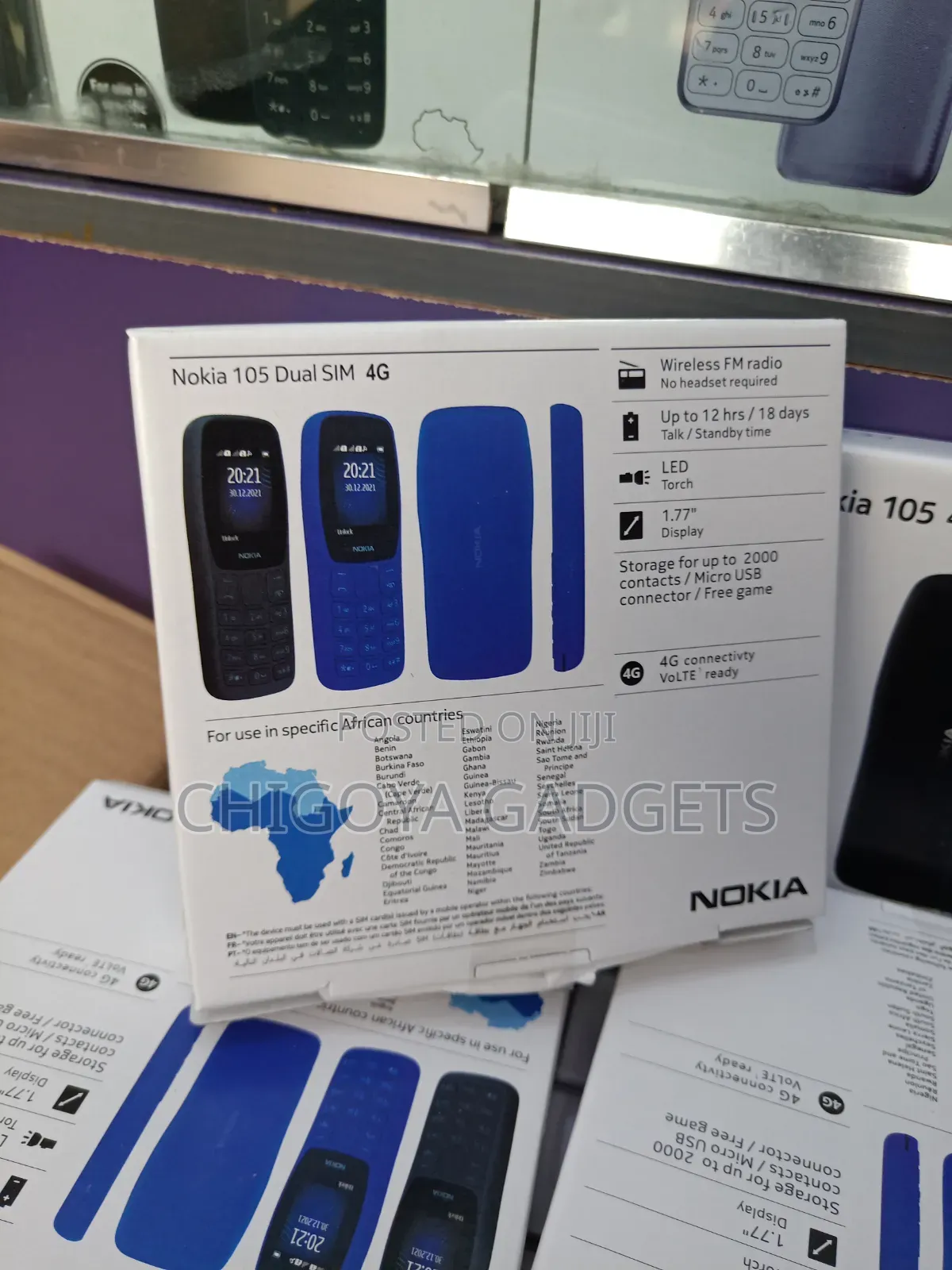 New Nokia 105 Black
