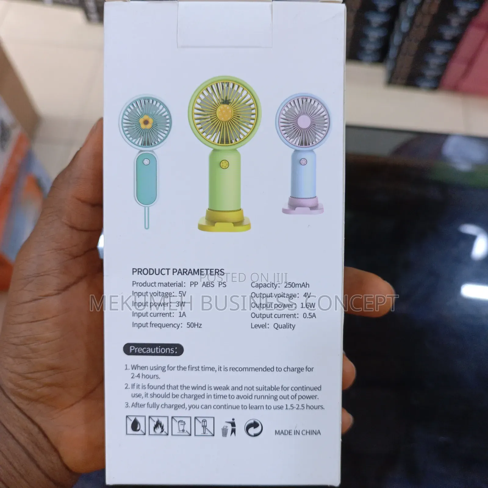 Mini Handheld and Desktop Fan