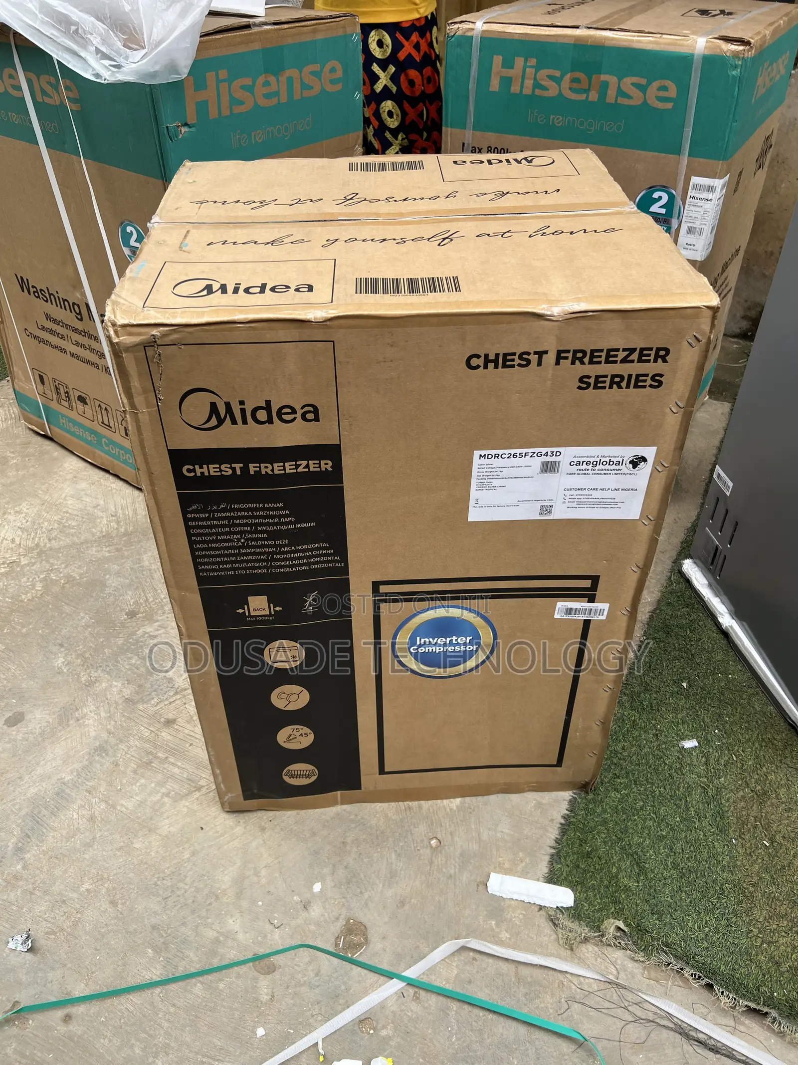 Midea 142L Inverter Chest Freezer
