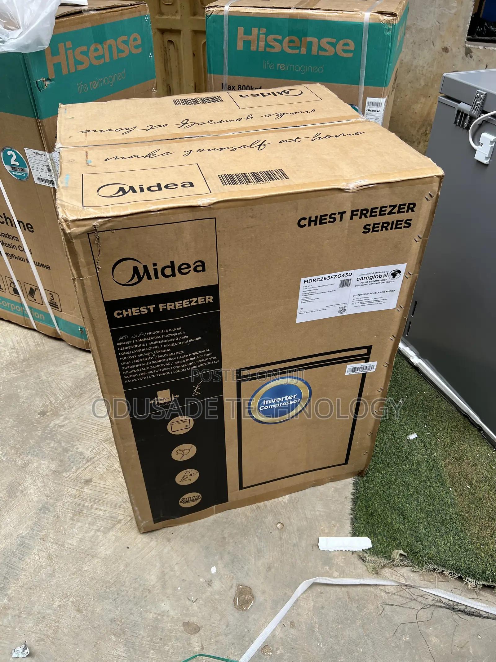 Midea 142L Efficient Inverter Chest Freezer
